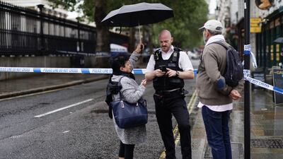 Police say there is no outstanding risk to the public and the incident is not being treated as terror-related. PA