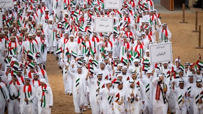 Thousands of UAE tribesmen took part in the event
