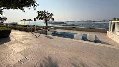 The pool. The building also has a private beach