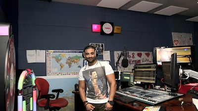 Kris Fade, host of The Kris Fade Show on Virgin Radio. Jeffrey E Biteng / The National