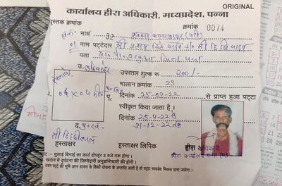 An Indian farmer has become an overnight millionaire after stumbling upon an 11.88 carat diamond at the country’s leading mine. Photo: Amit Singh Rathaur