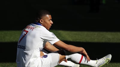 Kylian Mbappe is a doubt for the Champions League tie against Manchester City. Reuters