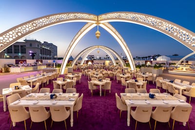 Asateer Tent at Atlantis, The Palm. Photo: Atlantis