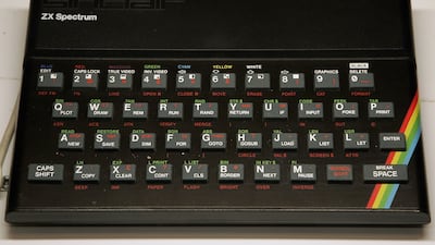 A Sinclair ZX Spectrum computer is displayed at the Science Museum in London. Getty Images