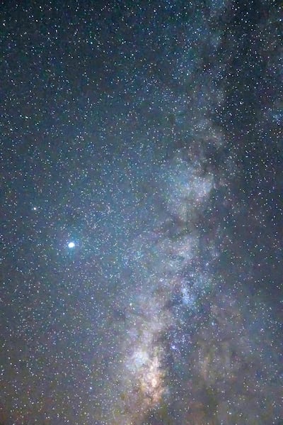The Milky Way captured by stargazer Juan Carlos Dela Cruz using a mirrorless DSLR camera. Photo: Juan Carlos Dela Cruz