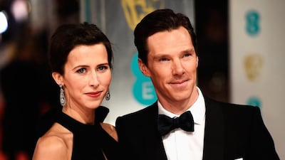 The actor Benedict Cumberbatch with his now wife Sophie Hunter. Ian Gavan / Getty Images