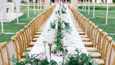 A view of a past wedding Courtesy Maya Marechal Photography via Chateau De Tourreau