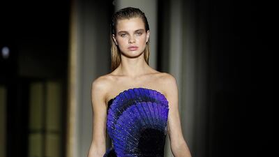 Zuhair Murad’s spring/summer 2019 couture collection. EPA