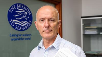 Paul Burt, regional director, Gulf and South Asia, Mission to Seafarers, said the length of abandonment had risen from three to six months to more than a year. Chris Whiteoak / The National