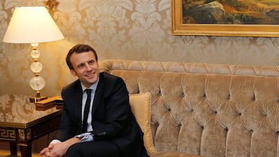 Emmanuel Macron has more than a sporting chance of snatching victory in France’s forthcoming presidential elections. Regis Duvignau / Reuters