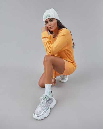 The Giving Movement uses only sustainable cotton, bamboo and fabric from recycled plastic bottles. Courtesy The Giving Movement