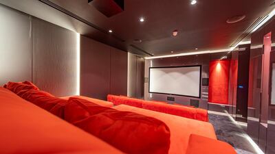 The home cinema room. Courtesy BlackBrick Property