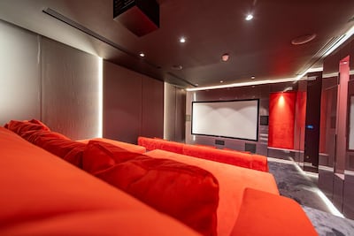 A luxury home cinema room. Courtesy BlackBrick Property