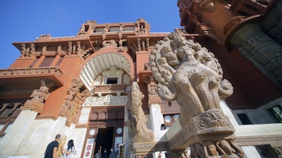 The exterior view of the Baron Empain Palace. EPA