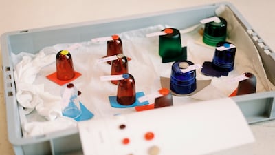Buttons are transformed into salt shakers in the Petit H workshop. Photo: Hermes