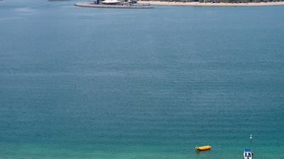 The private beach at Fairmont The Palm, Dubai. Courtesy DTCM