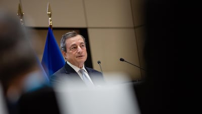 Mario Draghi, president of the European Central Bank. Some ECB board members want to deliver more communication on the pace of increases to avoid upsetting the markets. Photo: Bloomberg
