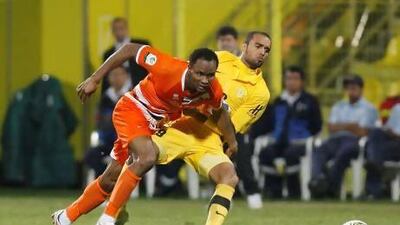 Boris Kabi, left, says he has many offers on the table but will wait to hear what Ajman have to say before deciding on making a move.