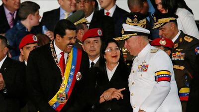 Venezuelan president, Nicolas Maduro, left, has warned in the past of American 'colonialism' against his country