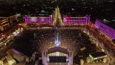 Supporters of the presidential candidate for the "Juntos haremos historia" coalition, Andres Manuel Lopez Obrador, celebrate at the Zocalo square in Mexico City, after getting the preliminary results of the general elections on July 2, 2018. Anti-establishment leftist Andres Manuel Lopez Obrador won Mexico's presidential election Sunday by a large margin, according to exit polls, in a landmark break with the parties that have governed for nearly a century. Mario Vazquez / AFP