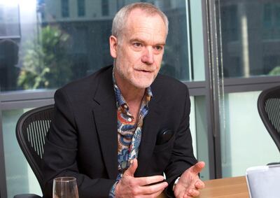 Paul Jackson, global head of asset allocation research at Invesco, says investors will have to get used to lower returns on equities and real estate than in the past. Leslie Pableo / The National