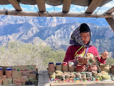 A young Tarahumara street vendor. Photo: John Brunton