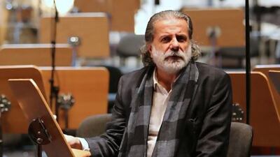 The Lebanese composer Marcel Khalife performed his piece Oriental with the Qatar Philharmonic Orchestra on Sunday. Amlan Paliwal / IANS