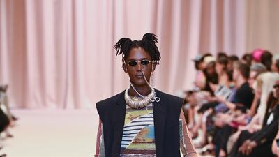 The Jean Paul Gaultier haute couture autumn/winter 2022-2023 show as part of Paris Fashion Week.