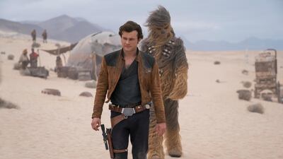 Alden Ehrenreich plays Han Solo as a young sly rebel, but he doesn’t seem sure whether he should mimic Ford, or give his own interpretation, thought to be fair to the actor, he’s not given much of a script to work with. AP