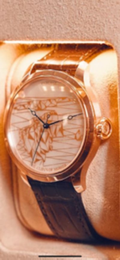 The Faberge watch stolen by Enzo Conticello. PA