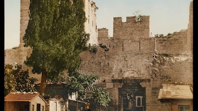 A hand-tinted image of what is now Turkey in the late 19th century. Part of the Gigord Collection at the Getty Research Institute. Courtesy Getty Research Institute
