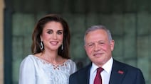 King Abdullah II and Queen Rania of Jordan pose at celebrations to mark the country's 80th Independence Day. Queen Rania / Instagram