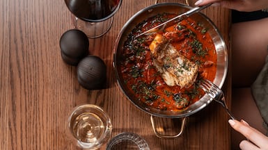 Elaia in Dubai Marina is offering 40 per cent off a la carte dining all day for UAE residents. Photo: Elaia