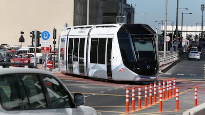 The Red and Green Metro Lines will operate from 5am to 1am, while the Dubai Tram will run from 6am to 1am. ( Pawan Singh / The National )