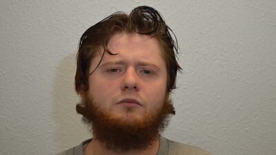 German Florian Flegel was arrested at Stansted Airport in London. Photo: Metropolitan Police
