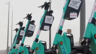 Saudi Arabia's Public Authority for Transport provided electric scooters during Hajj this year. Photo: TGA