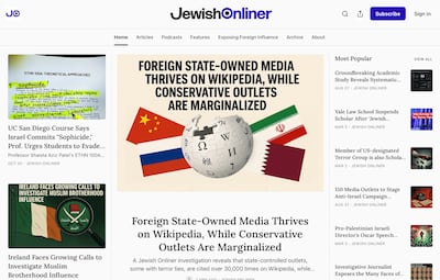 Although described as 'AI-empowered', Jewish Onliner said humans check the facts in content on the website