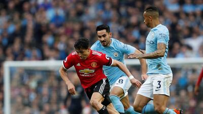 Left midfield: Alexis Sanchez (Manchester United) – Helped set up all three United goals in their derby victory in his most influential display since his move from Arsenal. Lee Smith / Reuters
