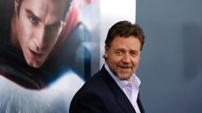 Cast member Russell Crowe arrives for the world premiere of Man of Steel in New York. Lucas Jackson / Reuters