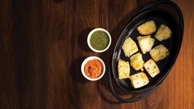 Starbucks evenings menu, Cardamom Halloumi Bites. Courtesy of Starbucks.