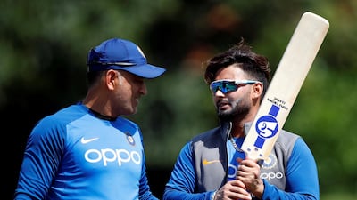 Rishabh Pant, right, cannot take for granted his wicket, or his place in the Indian XI, any longer. Andrew Boyers / Reuters