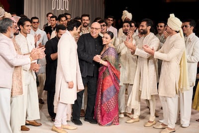 Tarun Tahiliani, one of India's most established designerss, will close the event on Monday. Getty Images