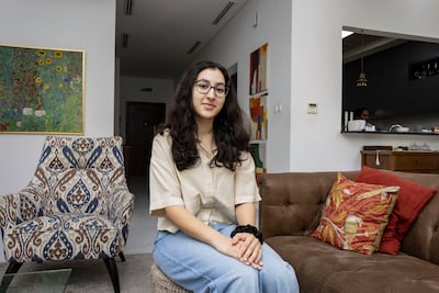 Aliya Arora, a pupil of Delhi Private School in Dubai, says exam results matter but are just a part of a pupil's journey. Antonie Robertson / The National