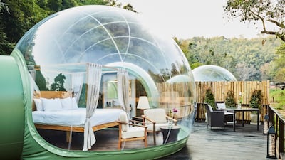 The jungle bubbles at Anantara Golden Triangle Elephant Camp & Resort in northern Thailand. All photos: Anantara