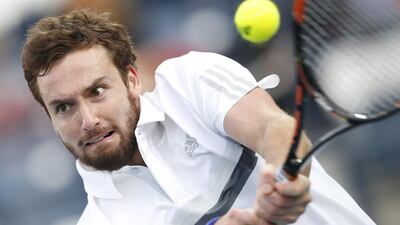 World No 14 Ernests Gulbis of Latvia is yet to win a match this year and concedes his form, even in practice, has worsened. Ali Haider / EPA