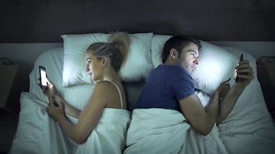 While most of us know having a phone next to the bed, a television in the bedroom or, worse, working from a laptop in bed, isn’t conducive to sound slumber, we do it anyway. Getty