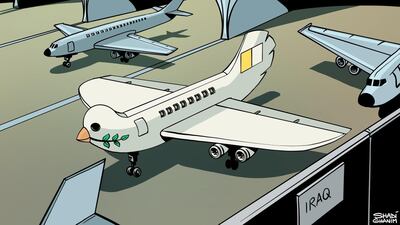 Our cartoonist's take on the Pope's upcoming visit to Iraq