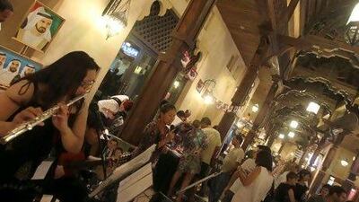 Souk Madinat Jumeirah in Dubai will host Fête de la Musique. Karim Sahib / AFP