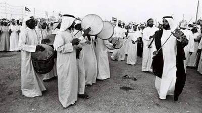Sheikh Zayed was a man whose drive and strength forged the nation in 1971. He came to symbolise the power of unity in a world that was increasingly complex and dangerous. Courtesy Al Ittihad