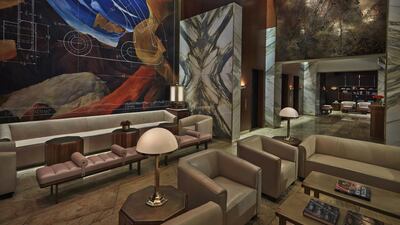 The lobby at the Viceroy New York City. Courtesy Christian Horan